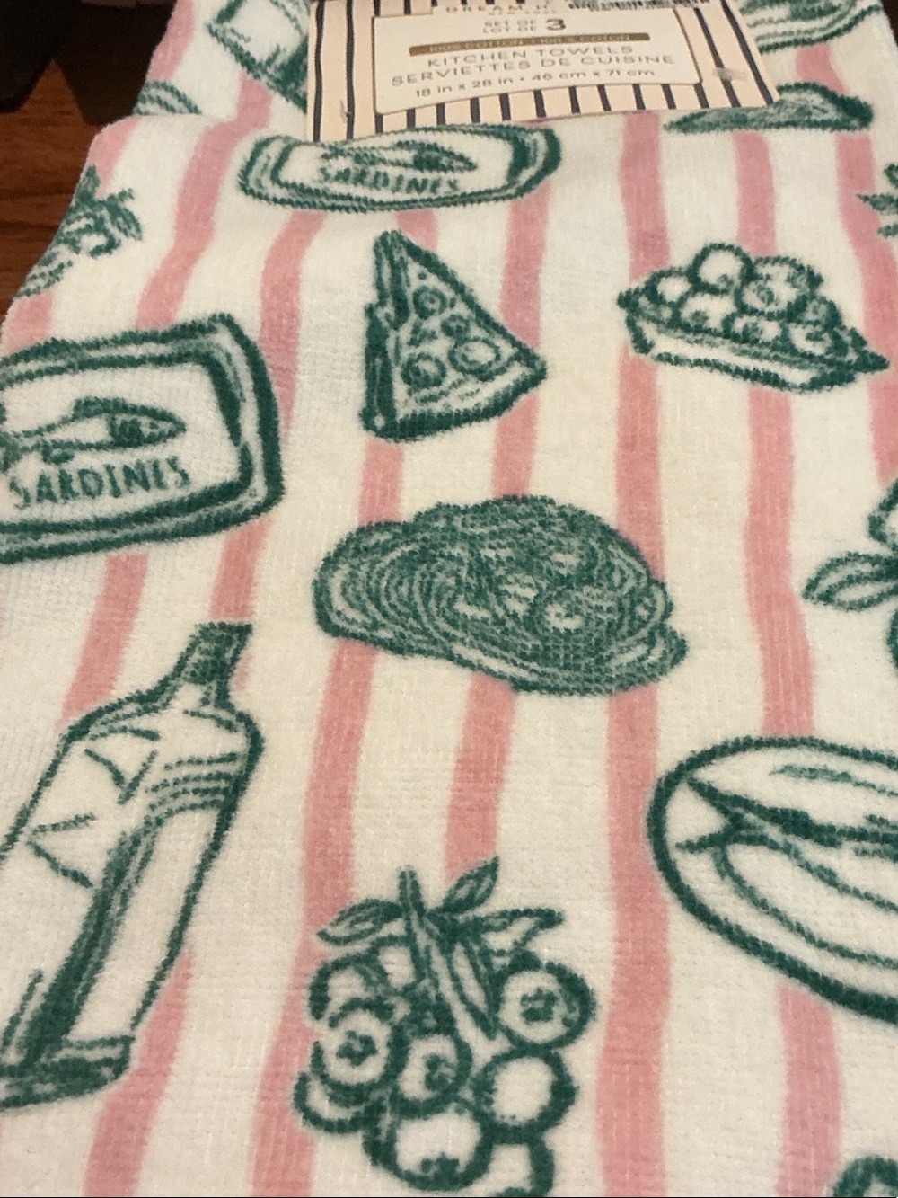 Mediterranean Inspired Kitchen Towels -
Set of 3